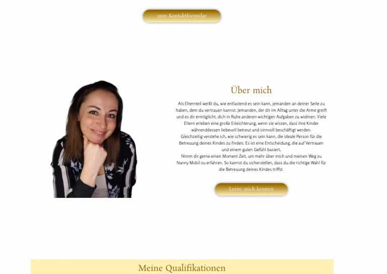 Nanny Mobil Website