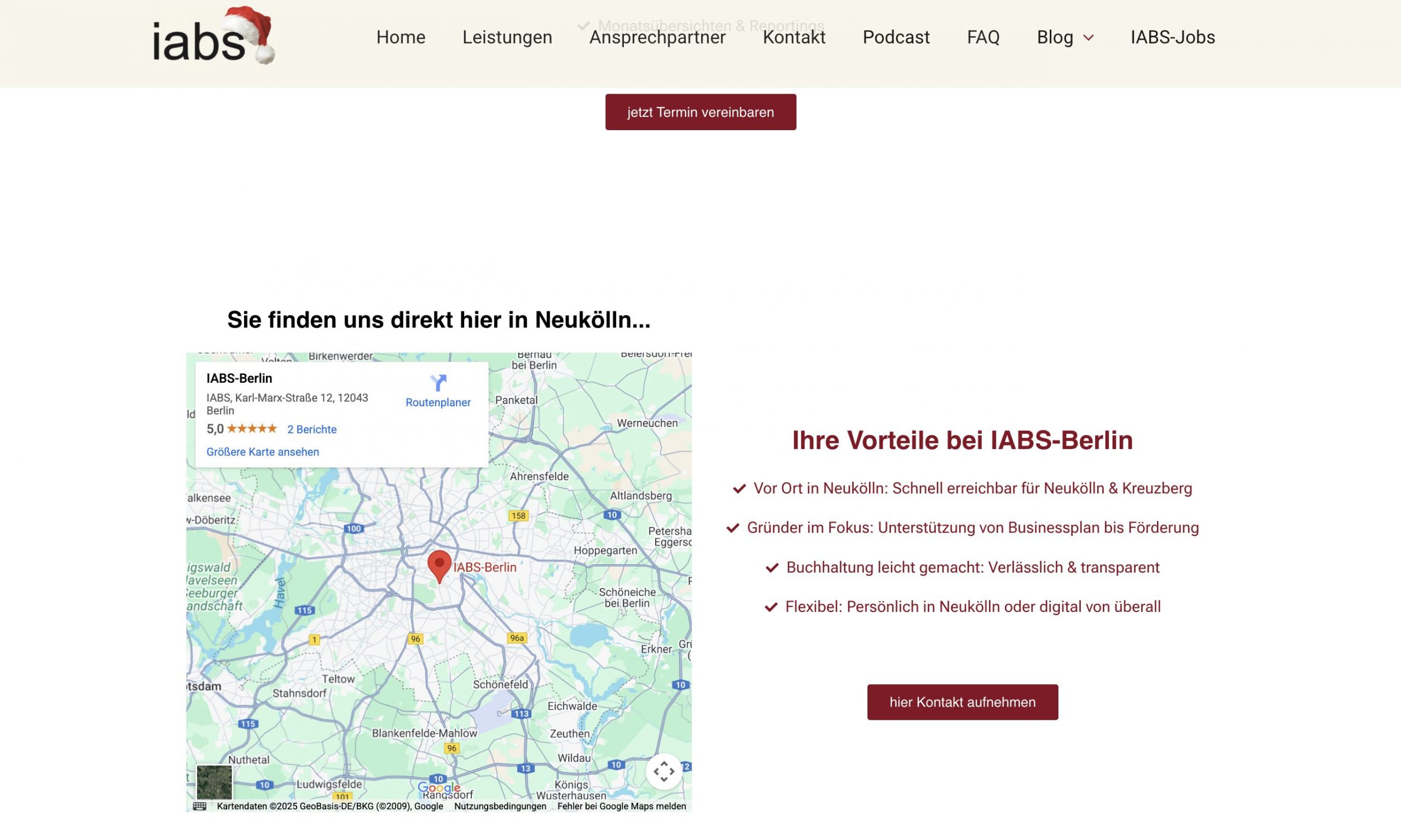 Website IABS-Berlin