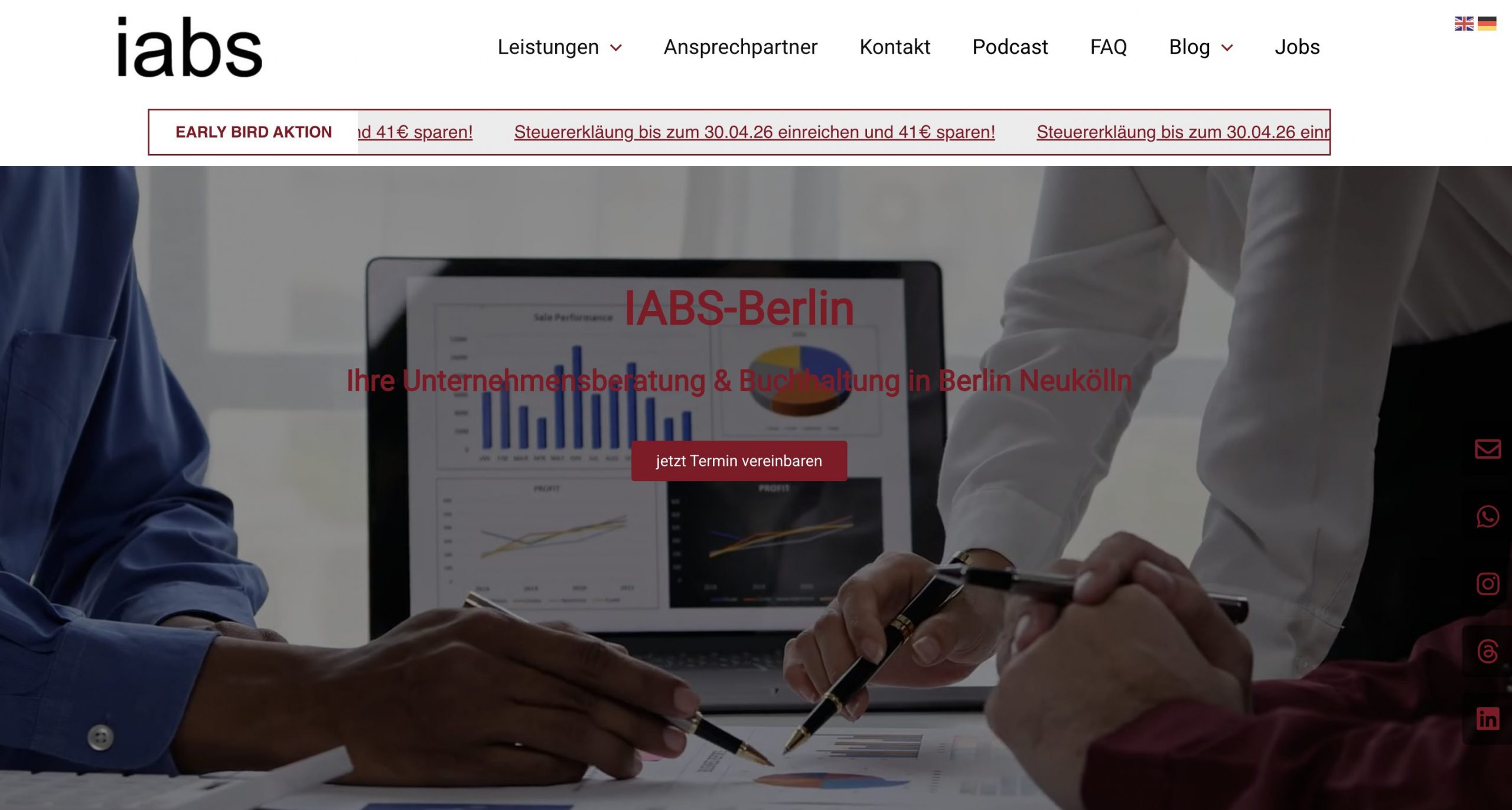 IABS-Berlin Website