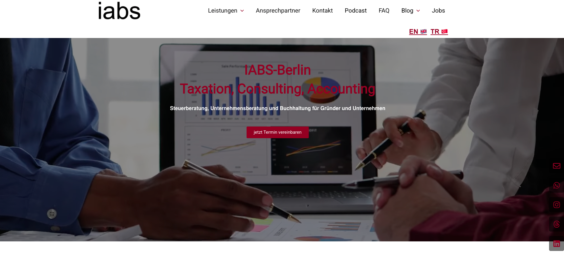 IABS Berlin – Website